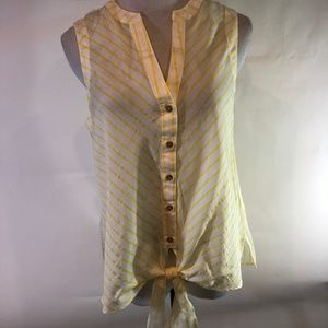 Maeve Anthropologie Sleeveless Knot Top S New